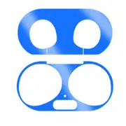 3PC For Galaxy Buds Wireless Bluetooth Earphone Metal Protective Sticker(Blue)