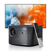 XGIMI Horizon Home Theatre Movie Projector+Winways Medium Throw Fresnel Screen