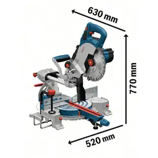 BOSCH博世 GCM 18V-216 18V鋰電免碳刷木工切斷機 BITURBO 多角度切割機 斜切割