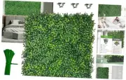 Artificial Boxwood Panels,20"x 20"(8P) 4-Layer Leaf UV-Protected Grass Wall