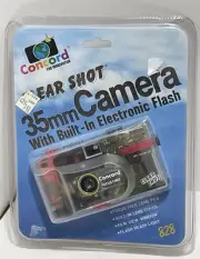 1980s Vintage Concord Clear Shot 828 35mm Compact Camera Built-In Flash RARE