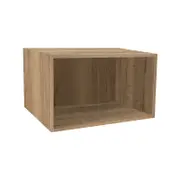 Kaboodle 360 x 500-600mm Hazelnut V Customisable Microwave Open Shelf
