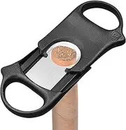 Cigars Cutter Guillotine,Guillotine Scissors Portable Single-Side Broach | Cigars Scissors Thickened Cigars Accessories Smooth Cigars Clippers for Home Workplace Borato