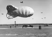 Barrage Balloons In Cardington 1938 Old Aviation Photo