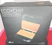 ECO+CHEF Copper Series Ceramic Nonstick Grill Sandwhich Maker New