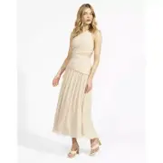 Alice McCall Dress Chai Latte Lolita Midi Size AU 10/US 6 BNWT RRP $549