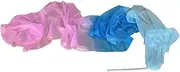 [CekoCk] Sequin Skirt，Belly Dancer Skirt, Dance Ribbons,Silk Fans,Adults 4Mx0.45M 5 Silk Worship Throw Belly Dance Real Silk Veil 100% Silk Dance Streamer (Color : As Picture13)