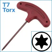 T7 Torx Key Driver Wrench T Handle Tightening Allen Tool Screwdriver T-Handle