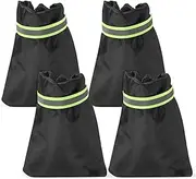 FONDOTIN Winter Protection for Outdoor 4 Pack Insulated Water Spigot Covers Frost-Proof Hose Bib Insulation for Cold Weather