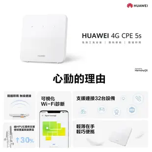 HUAWEI 4G CPE 5s 路由器（B320-323）wifi分享器／無線網路／路由器／單頻／無線