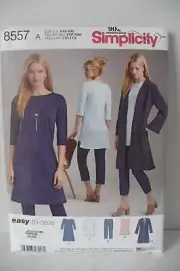 Simplicity Pattern for Tops & Bottoms for Stretch Knits XXS-XXL UNCUT