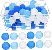 120 Pack Frosted Pong Balls Plastic Table Tennis Balls Bulk for Training Games Party Decorations