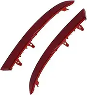Rear Bumper Reflector, 1 Pair Rear Bumper Reflective Marker Lamp Light Reflector, for, X3 2018-2021, Red 63147419927 63147419928 Rear Bumper Reflector