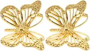 Homoyoyo Vintage Butterfly Cupboard Door Knobs, Antique Drawer Pulls Gold Retro Decorative Cabinet Handle Knobs for Dresser Drawer Cabinet Closet Dresser Pull