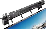 TV Top Shelf, 35.4" Computer Flat Screen Mount Floating Stand with Storage Boxes,Holder for Apple TV,Cable Boxes,Soundbar,Speaker,Remote Control,Tv Accessories