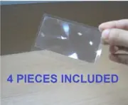 4x Credit Card Magnifier Reading Magnifying Glasses Lens Pocket magnifier