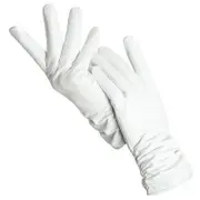 Fashion Women's gloves Color Sheepskin Winter Warm Thin classic style gloves High Quality white 7