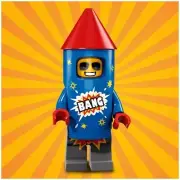 Lego Minifigure Series 18 Firework Suit Guy (no insert)