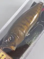 Megabass Ito Popmax Twilight Secret Topwater Lure Black Bass Used
