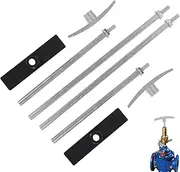 RV Waste Valve Tube Extension, Replacement for Valve Extension Stem, Adjustable Valve Handle Replacement, Handle Replacement Heavy Duty Protected Design