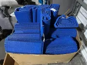 BLUE UNI FLEX Conveyor CHAIN BELT 8'x20" Double Thick 1" Spiral POM D PA6.6 65
