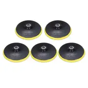 6" Hook and Loop Backing Sanding Pads with M14 Thread, Y and B 5Pcs