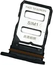 ruichuang OEM Dual SIM Card Tray solt Holder Compatible with Xiaomi Poco X7 5G Black