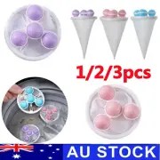 Floating Wash Machine Hair Lint Catcher Removal Net Bags Float Filter Collector
