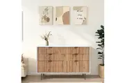 Cosmoliving Chelsea 6 Drawer Chest of Drawers Dresser - Spacious Storage Solution for Bedroom and Living Areas