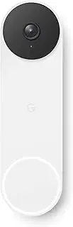 [Google] Nest Doorbell Battery Operated Doorbell with Video Function, Black/White, 1 Piece (Pack of 1), 960p