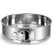 10 Inch Pan Round Nonstick Cake Pan Stainless Steel,Leakproof Spring form Pans for Baking_SZXM