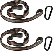 KILLIAN'S Store Hammock Straps 2 Pack 2M Outdoor Camping Hammock Tree Accessories Yoga Swing Hanging Belt Heavy Duty Extension Loop Suspension System With 2 Carabiner Hooks