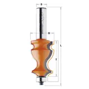 CMT Molding Router Bit 2 Flute Carbide Tipped 855.902.11