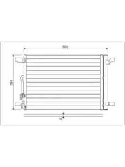 Valeo Air Conditioning Condenser fits Volkswagen Passat 2.0 3G2(B8) TSI (814301) (for: Volkswagen)