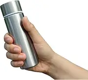 150ml Mini Cute Coffee Vacuum Flasks Thermos Small Capacity Portable Stainless Steel Travel Drink Water Bottle Thermoses (silver)