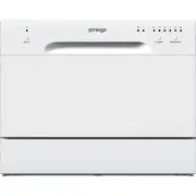 Omega 55cm Compact Benchtop Dishwasher ODW101W