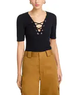 Generation Love Ren Lace Up Top