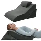 Axelrod Bed Wedge Pillow Set Foam | Adjustable Pillows for Back, Leg and Knee...