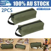 2PCS Tool Storage Bag Spanner Wrench Zip Pocket Organizer Carry Case Mini Pouch
