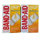 Band-Aid Bandages w/ Antibiotic EXTRA LARGE (1.75 x 4 in) 8 / box 2 Boxes