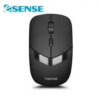 在飛比找momo購物網優惠-【ESENSE 逸盛】ESENSE M340BK無線超靜音滑