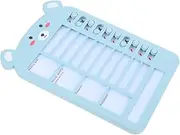 Children's Learning Rewards Chores Chart Planning Boards with Schedule Sliders Blue