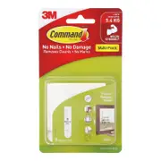 Command Medium White Adhesive Picture Hanging Strips - 9 Pack