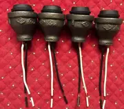 LOWEST PRICE!!! 4 pc Industrial Steampunk 3/4" Iron Lamp/Light Socket w/Leads