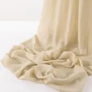 Chiffon Fabric by The Yard 10 Yards 60" Wide Champagne Wedding Arch Draping F...