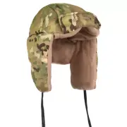 Snugpak SNUGNUT Hat - Aviator - Winter - Multicam, Desert Tan, Blue