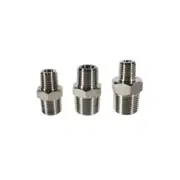 USA Lab Equipment USA Lab MNPT x MNPT Hex Nipple Union Various Sizes 3/8" X 1/4"