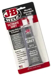 J-B Weld 32327 Ultimate Grey RTV Silicone Gasket Maker and Sealant, 3. Fluid_...