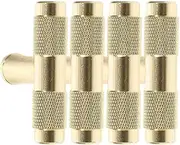 Handle Metalcabinet Door Dresser Drawerhandlesaccessory Knobs Furniture Replacement T Cupboard Kitchen Sliding Gate Wardrobe| | - - (Color: Golden)