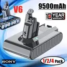 9500mAh Battery For Dyson V6 DC58 DC59 DC61 DC62 SV04 SV09 Absolute Animal Slim